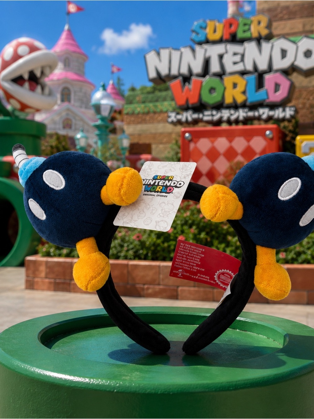 Nintendo Blue and Yellow Bob-omb Plush Headband